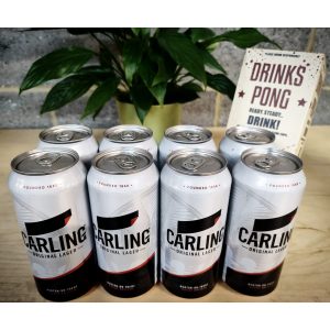8 Carling & Beer Pong Set